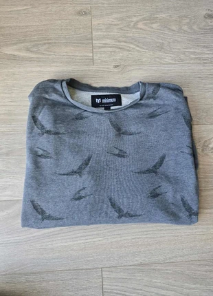 Pull gris à motifs oiseaux homme - Minimum - taille M, marca: MINIMUM, estado: Muy bueno, tamaño: M, 3,00 €, 3,85 € Protección al comprador incluida
