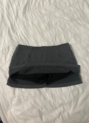 Grey mini skirt with shorts, brand: Shein, condition: New without tags, size: XS / UK 4-6, £3.00, £3.85 includes Buyer Protection