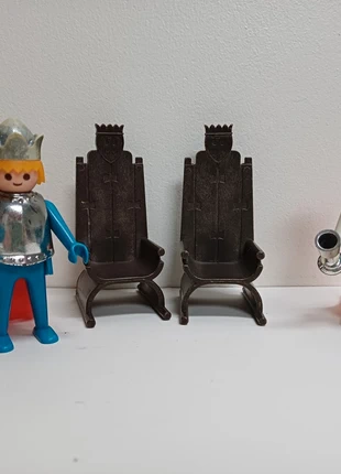 Koning en koningin met troon - 3331 + 3335, marca: Playmobil, estado: Bom, tamanho: Tamanho único, €4.00, €4.90 inclui Proteção do Comprador