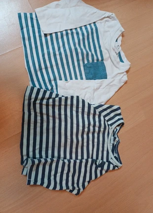 Lot 2 marinières, marque: Kimbaloo, état: Très bon état, taille: 6-9 mois / 68 cm, 1,00 €, 1,75 € Protection acheteurs incluse