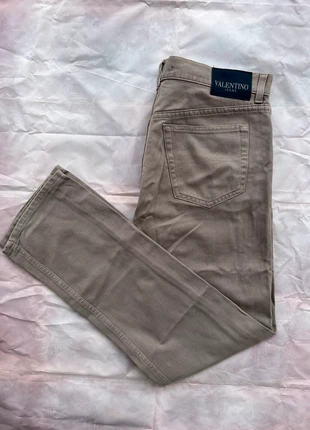 | vintage Valentino Jeans | 100% cotton Made in Italy | Rare archive | Beige/grey straight fit |, marke: Valentino Garavani, zustand: Sehr gut, größe: L, 25,00 €, 26,95 € inklusive Vinted-Käuferschutz