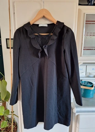 Robe noire manches longues Mango - taille 36, merk: Mango, staat: Heel goed, maat: S / 36 / 8, € 4,00, € 4,90 inclusief Kopersbescherming
