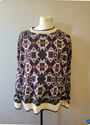 Superbe pull ethnique Vintage style papy taille XL Ref PP050Ref 19IT103, brand: Vintage Dressing, condition: Very good, size: XL, €10.80, €12.04 includes Buyer Protection