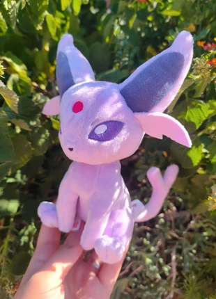 Espeon Pokémon Fit plush, merk: Pokémon, staat: Heel goed, maat: Prematuur, tot 44 cm, € 25,00, € 26,95 inclusief Kopersbescherming Pro