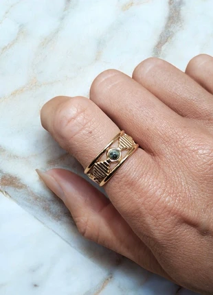 Bague ajustable pierre naturelle, merk: Pierre naturelle, staat: Heel goed, maat: Aanpasbaar, € 22,90, € 24,75 inclusief Kopersbescherming Pro