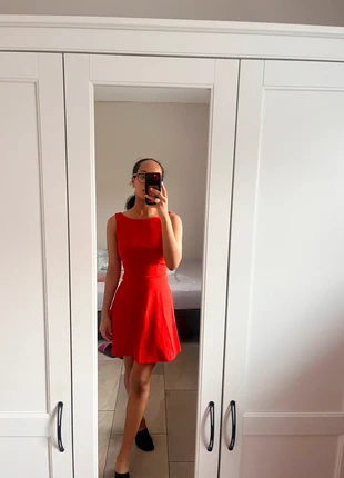 Red Boatneck Dress, marque: Rihoas, état: Neuf avec étiquette, taille: XS / 34 / 6, 28,00 €, 30,10 € Protection acheteurs incluse