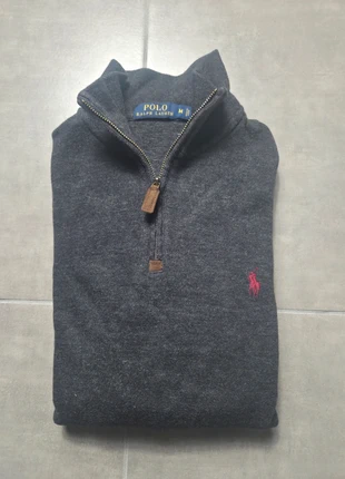 Pull quart half zip Ralph lauren Gris foncé taille M homme, marque: Ralph Lauren, état: Très bon état, taille: M, 38,00 €, 40,60 € Protection acheteurs incluse