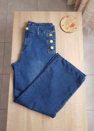 Pantalón vaquero ancho mujer Talla 44 Bariloche, marque: Bariloche, état: Très bon état, taille: XXL / 44 / 16, 18,20 €, 19,81 € Protection acheteurs incluse