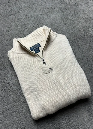 Pull sweat col camionneur 1/4 zip Ralph Lauren beige crème Xl logo brodé - Nouvelle collection, marque: Ralph Lauren, état: Très bon état, taille: XL, 29,90 €, 32,10 € Protection acheteurs (Pro) incluse
