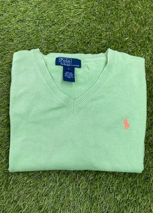 Pull col V Polo Ralph Lauren vert clair – Taille L, marque: Ralph Lauren, état: Très bon état, taille: L / 40 / 12, 20,00 €, 21,70 € Protection acheteurs incluse