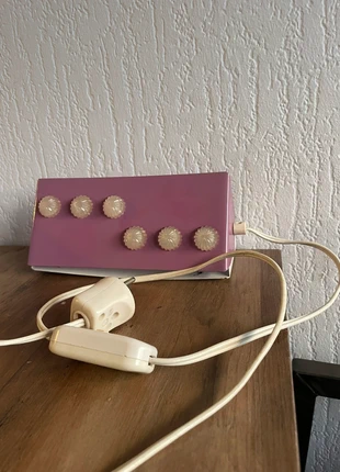 Retro paarse sterrenlamp, estado: Satisfactorio, 25,00 €, 26,95 € Protección al comprador incluida