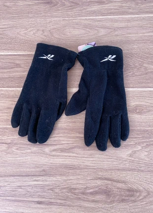 Gants Reebok noir logo brodé taille 2 / 28 cm, brand: Reebok, condizioni: Ottime, taglia: 11, €10.00, €11.20 include la Protezione acquisti