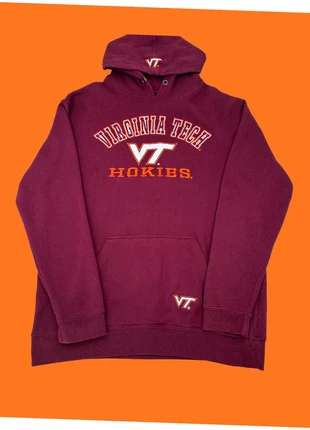 🎓 Hoodie Vintage Virginia Tech Hokies – Bordeaux (Taille XL), marke: Vintage, zustand: Sehr gut, größe: XL, 35,00 €, 37,45 € beinhaltet Vinted-Käuferschutz Pro