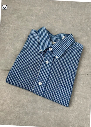 Chemise rétro vintage bleu et blanche à carreaux Y2K – manche courte été 2000s - Taille 43/44 (= XL), marque: Vintage Dressing, état: Très bon état, taille: XL, 8,00 €, 9,10 € Protection acheteurs (Pro) incluse