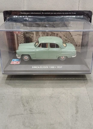 Simca Aronde 1300 Élysée – 1957 – 1/43 – Vert clair – Avec boîte d’origine, marke: SIMCA, zustand: Sehr gut, größe: Frühchen, bis 44, 22,00 €, 23,80 € inklusive Vinted-Käuferschutz