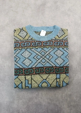 Pull Vintage Motifs Aztec 90s - Taille L, marke: Vintage Dressing, zustand: Sehr gut, größe: L, 25,00 €, 26,95 € inklusive Vinted-Käuferschutz
