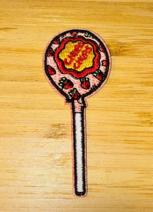 Candy lollypop Chupa Chups Embroidery Patches iron on sewn Sewing new lollipop Salvador Dali sweets, brand: Patchwork, condition: New without tags, £1.00, £1.75 includes Buyer Protection