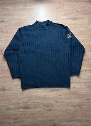 Pull d’hiver Okanagan vintage taille L bleu/bleu marine, brand: Vintage Dressing, condition: Very good, size: L, €15.00, €16.45 includes Buyer Protection