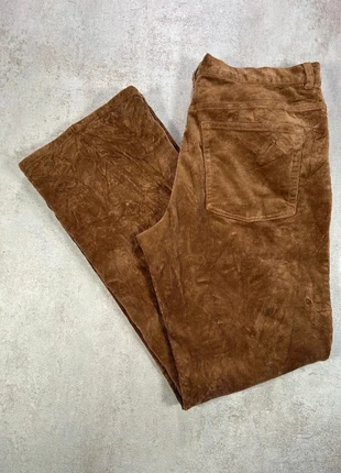 Pantalon Vintage En Velours Côtelé / Corduroy Chaps brun clair ample droite taille 12, marca: Vintage Dressing, estado: Muy bueno, tamaño: L / 40 / 12, 18,00 €, 19,60 € Protección al comprador Pro incluida
