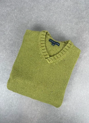 Pull col V Tommy Hilfiger homme vert multicolore logo brodé taille L-XL, marque: Tommy Hilfiger, état: Très bon état, taille: L, 19,00 €, 20,65 € Protection acheteurs (Pro) incluse