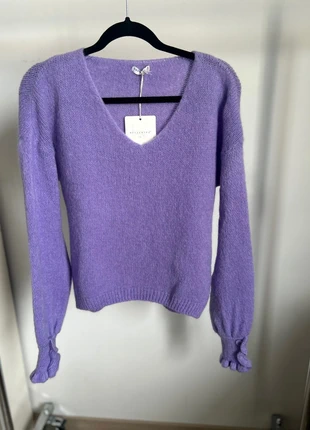Pull lilas Bellerina - mailles douces et détails radines, marca: Easy Clothes, estado: Nuevo con etiquetas, tamaño: M / 38 / 10, 28,00 €, 30,10 € Protección al comprador incluida