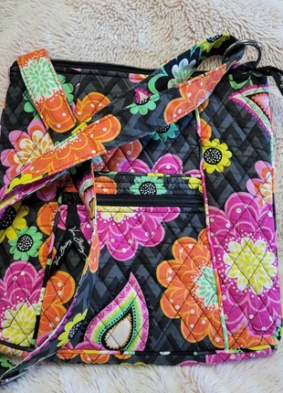 Vera Bradley Ziggy Zinnia Messenger Bag, brand: Vera Bradley, condition: Very good, $2.00, $2.80 includes Buyer Protection