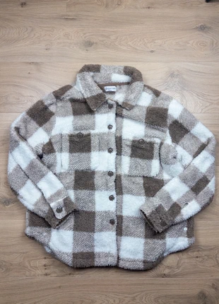 Veste Polaire Douillette Point Zéro - Marron/Blanc à Carreaux, marca: Point Zero, estado: Novo sem etiquetas, tamanho: XL / 42 / 14, €18.00, €19.60 inclui Proteção do Comprador