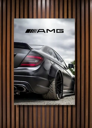 Affiche plastifiée "Mercedes C63 AMG", brand: Mercedes, condizioni: Nuovo con cartellino, €3.00, €3.85 include la Protezione acquisti Pro