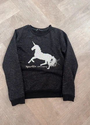Black glittery jumper, brand: George, condition: Very good, size: 9 years / 134 cm, £3.00, £3.54 includes Buyer Protection