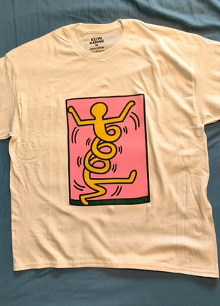 T-shirt Keith Haring Impression avant Taille XL, marque: Coton, état: Neuf sans étiquette, taille: XL, 16,99 €, 18,54 € Protection acheteurs incluse