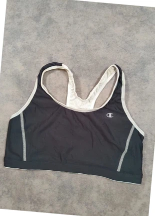 Brassière de sport champion noir et blanc taille L, marque: Champion, état: Très bon état, taille: L, 11,90 €, 13,20 € Protection acheteurs incluse