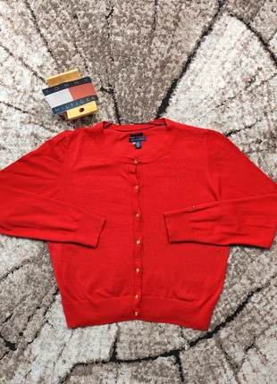 Pull Cardigan Uni - Tommy Hilfiger - Femme - Taille M / Rouge / Qualité Premium, marque: Tommy Hilfiger, état: Très bon état, taille: M / 38 / 10, 19,25 €, 20,91 € Protection acheteurs incluse