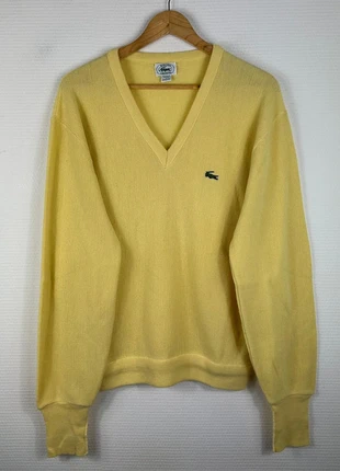 Pull Lacoste Izod Vintage 90’ Col V Jaune - Made In USA !, marca: Lacoste, estado: Muy bueno, tamaño: XXL / 44 / 16, 39,00 €, 41,65 € Protección al comprador Pro incluida