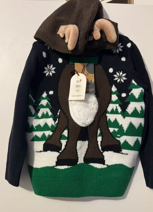 Pull de Noël Rigolo 3D renne amusant Pull Moche de Noël, marke: Seasons Greetings, zustand: Neu, mit Etikett, größe: 5 Jahre / 110, 19,00 €, 20,65 € inklusive Vinted-Käuferschutz