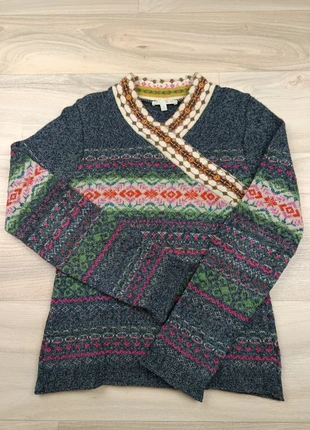 Pull Kookaï Vintage Années 90/2000 Y2K Motifs Jacquard Taille 36/38, brand: KOOKAÏ, condizioni: Ottime, taglia: S / IT 40 / EU 36, €15.00, €16.45 include la Protezione acquisti