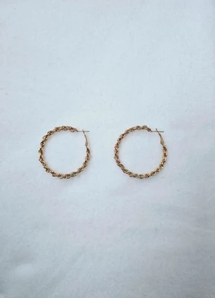 Magnifique boucles d'oreilles créoles torsadées, brand: Zara, condition: Very good, €5.00, €5.95 includes Buyer Protection Pro