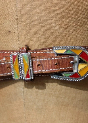 Ceinture western - vintage - marron, marca: Western, estado: Muito bom, tamanho: 85 cm, €10.00, €11.20 inclui Proteção do Comprador