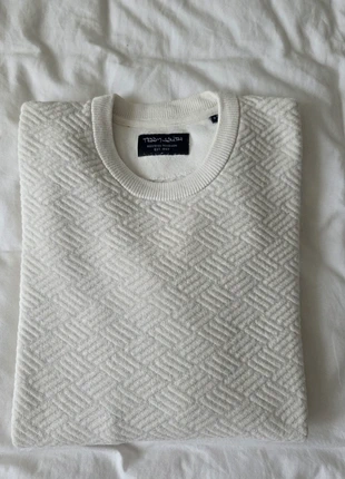 Pull Teddy Smith Blanc Cassé - Motif Texturé, marque: Teddy Smith, état: Bon état, taille: S, 5,00 €, 5,95 € Protection acheteurs incluse