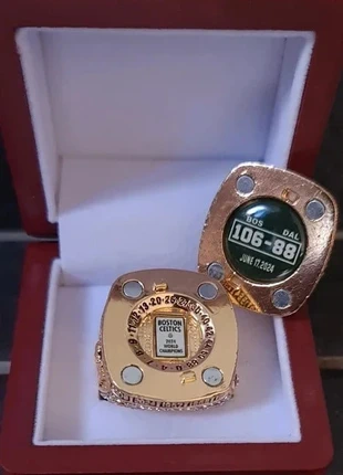 Bague championnat NBA 2024 finals Boston Celtics Jaylen Brown numéro 7 Bijoux doré luxe, marque: Bague Boston Celtics, état: Neuf avec étiquette, taille: Ajustable, 28,97 €, 31,12 € Protection acheteurs (Pro) incluse
