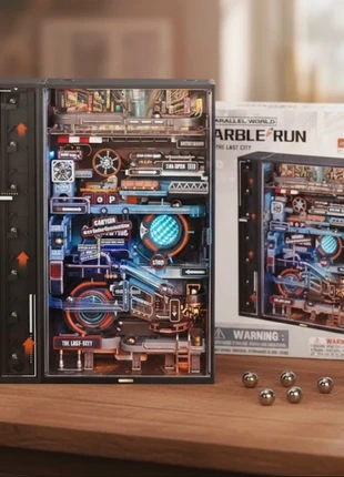 Marble Run Parallel World The Last City ROKR maquette DIY éclairage LED modèle rare, marca: Robotime, estado: Novo com etiquetas, €50.00, €53.20 inclui Proteção do Comprador Pro