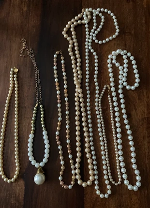 Bundle of Faux Pearl Necklaces, brand: Bundle, condition: Good, £3.00, £3.85 includes Buyer Protection