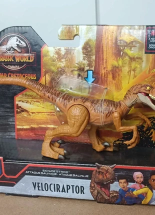 Mattel Jurassic World Camp Cretaceous Savage Strike Tiger Velociraptor NIB, brand: Mattel, condition: New with tags, size: One size, €20.00, €21.70 includes Buyer Protection