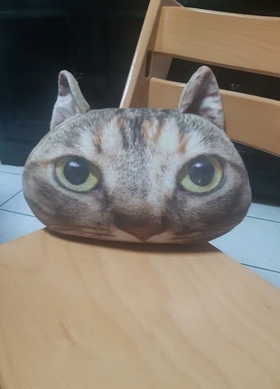 Coussin chat 🐱, marque: chat, état: Très bon état, taille: Autre, 6,00 €, 7,00 € Protection acheteurs incluse