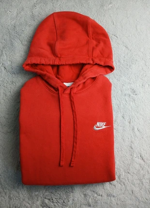 Pull à capuche Nike rouge logo brodé blanc, marque: Nike, état: Neuf sans étiquette, taille: S, 18,00 €, 19,60 € Protection acheteurs incluse