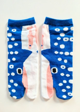 Chaussettes Tabi Fantaisie - Motif Requin-Baleine, Unisexe🌊, brand: Japon, condizioni: Nuovo senza cartellino, taglia: Taglia unica, €4.00, €4.90 include la Protezione acquisti