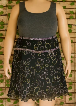 🌸Jupe noire a motifs Bulles Un1deux2trois3 Taille 44 🌸, marque: un1deux2trois3, état: Très bon état, taille: XXL / 44 / 16, 6,00 €, 7,00 € Protection acheteurs (Pro) incluse
