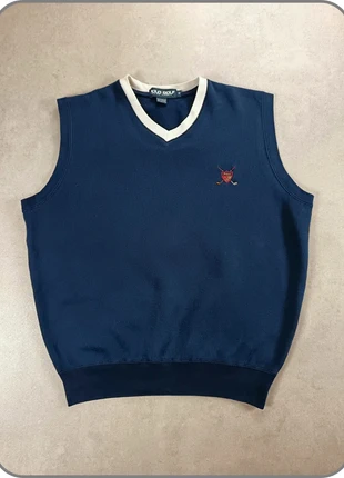 Pull Sweat col V sans manche Ralph Lauren | bleu/marine logo brodé | taille S pour homme, brand: Ralph Lauren, condition: Very good, size: S, €37.90, €40.50 includes Buyer Protection Pro
