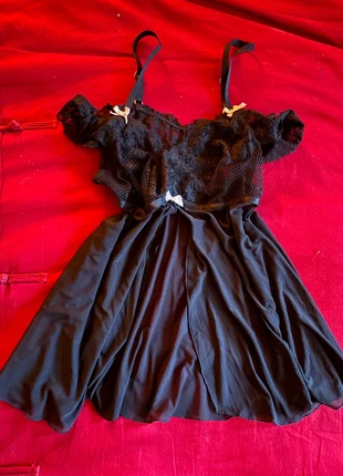 top babydoll dark coquette, brand: COQUETTE, condition: Very good, size: S / 36 / 8, €12.00, €13.30 includes Buyer Protection