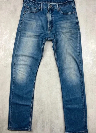 JL15 jean Levi’s 513 pout upcycling, W32 L34, 42 EU, coupe slim droite, bleu denim moyen, vintage, marque: Levi's, état: Satisfaisant, taille: W32 | FR 42, 7,00 €, 8,05 € Protection acheteurs incluse