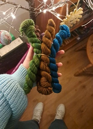 5 Mini Skeins (Hand Dyed), brand: Craft House Magic, condition: New without tags, £10.00, £11.20 includes Buyer Protection
